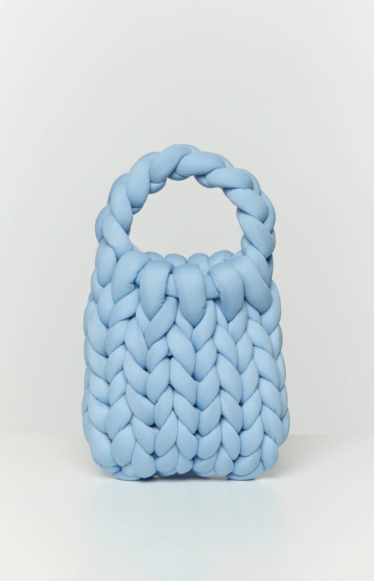 Marta Blue Crochet Bag