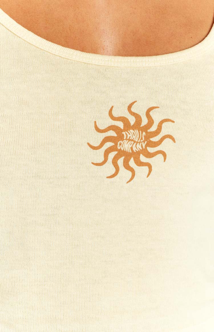 Thrills Solstice Hemp Sunlight Crop Bound Tank