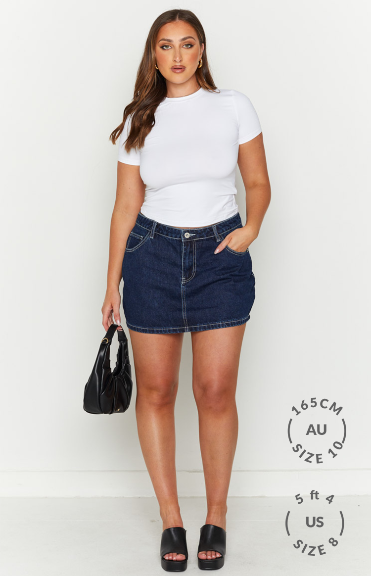 Cadence Denim Mini Skirt