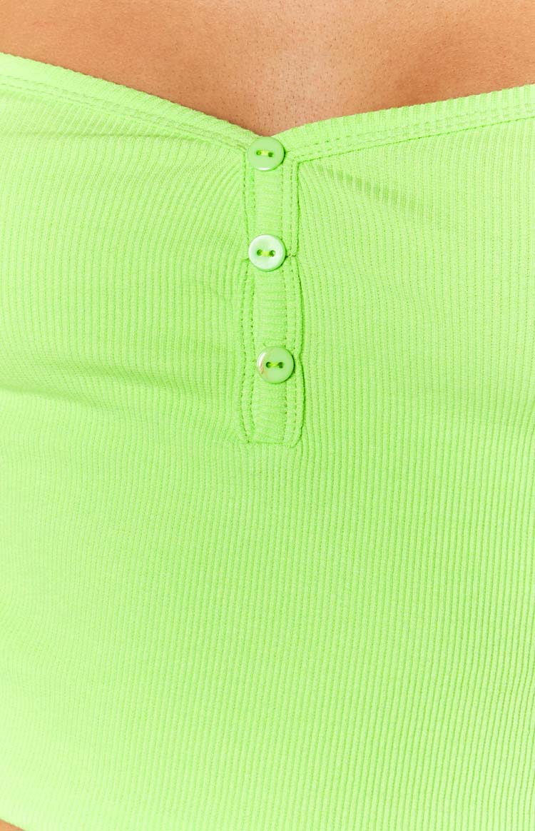 Serya Drop Shoulder Top Green