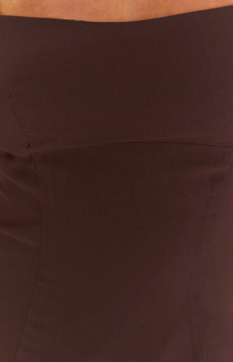 Londyn Brown Mini Dress