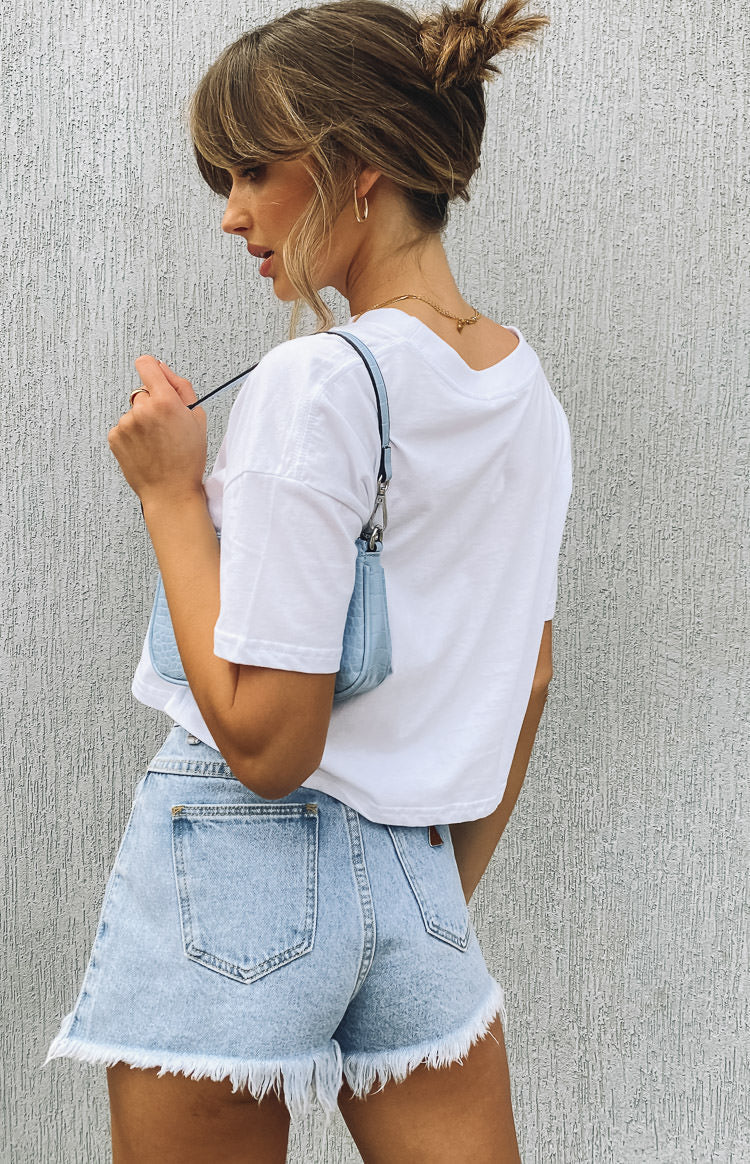 Be Better Crop Top White