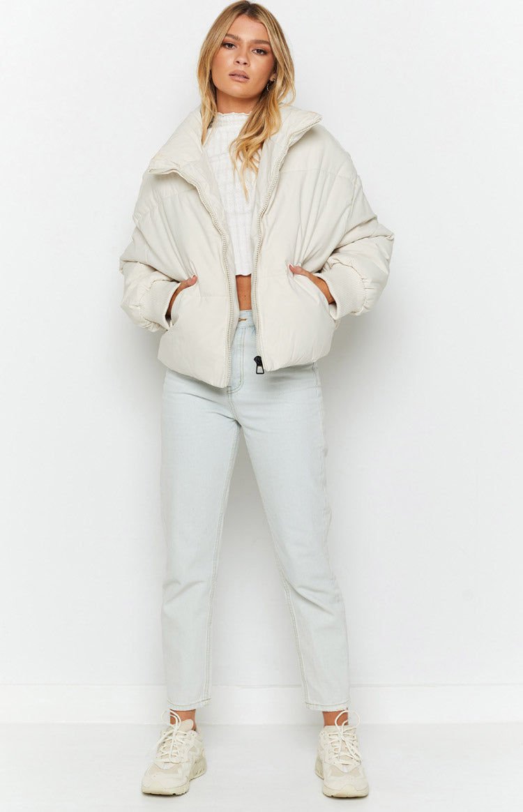 Remi Puffer Jacket White