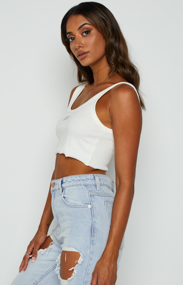 Thrills Contrasting Stack Crop Retro Tank Tofu