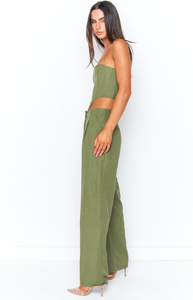 Lioness La Quinta Khaki Pant