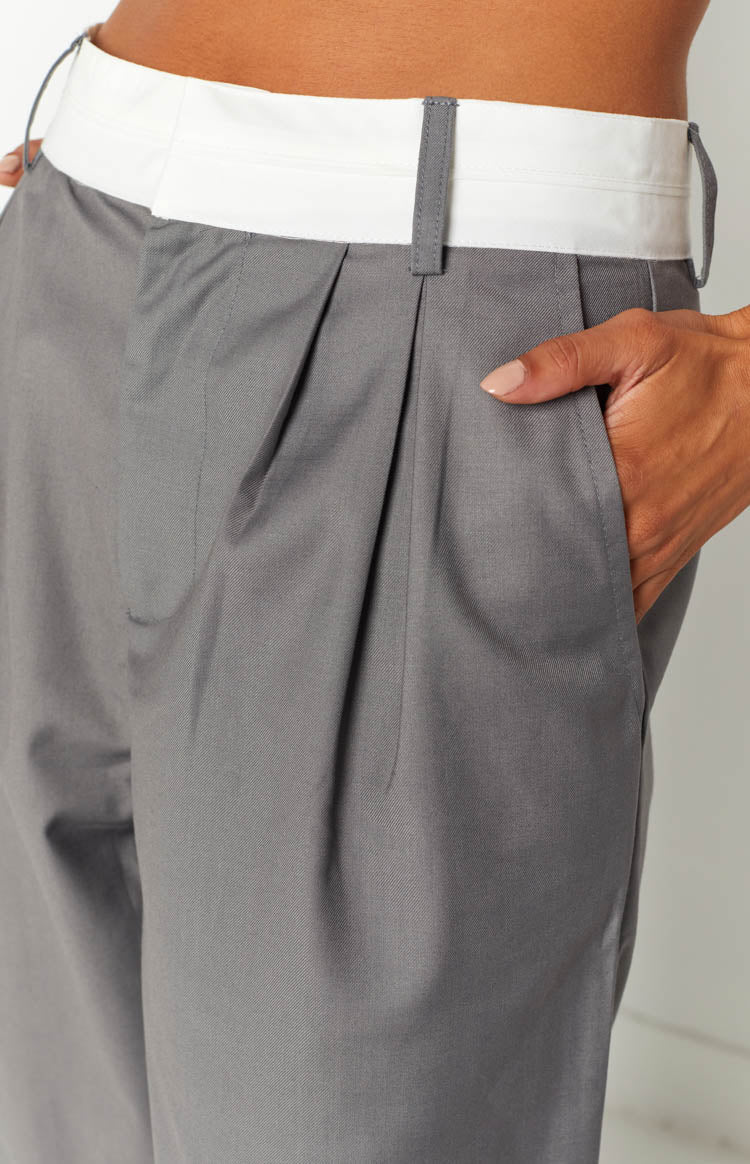 Zion Grey Waist Pant