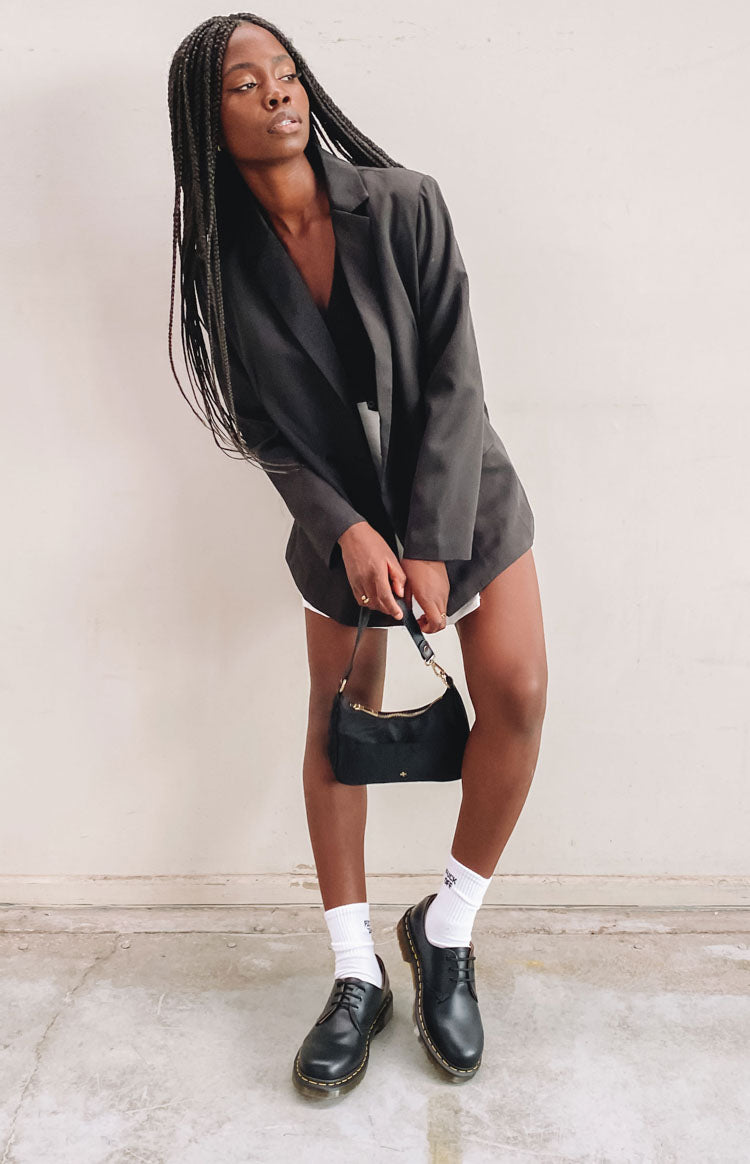 Dr. Martens DMC Black Smooth Leather Shoes