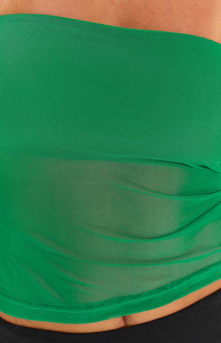 Hilux Green Mesh Bandeau Top