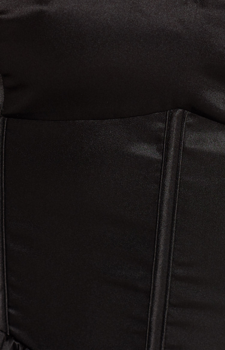 Tallulah Black Corset Mini Dress