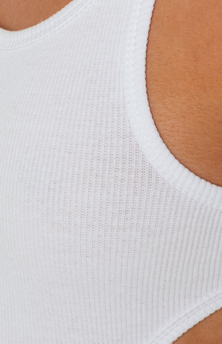 California Cut Out Mini Dress White