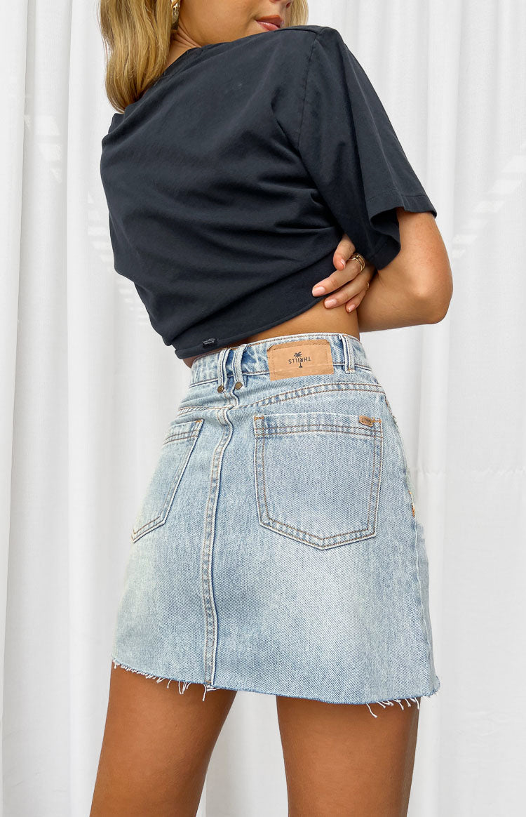 Thrills Leni Skirt Time-Worn Blue