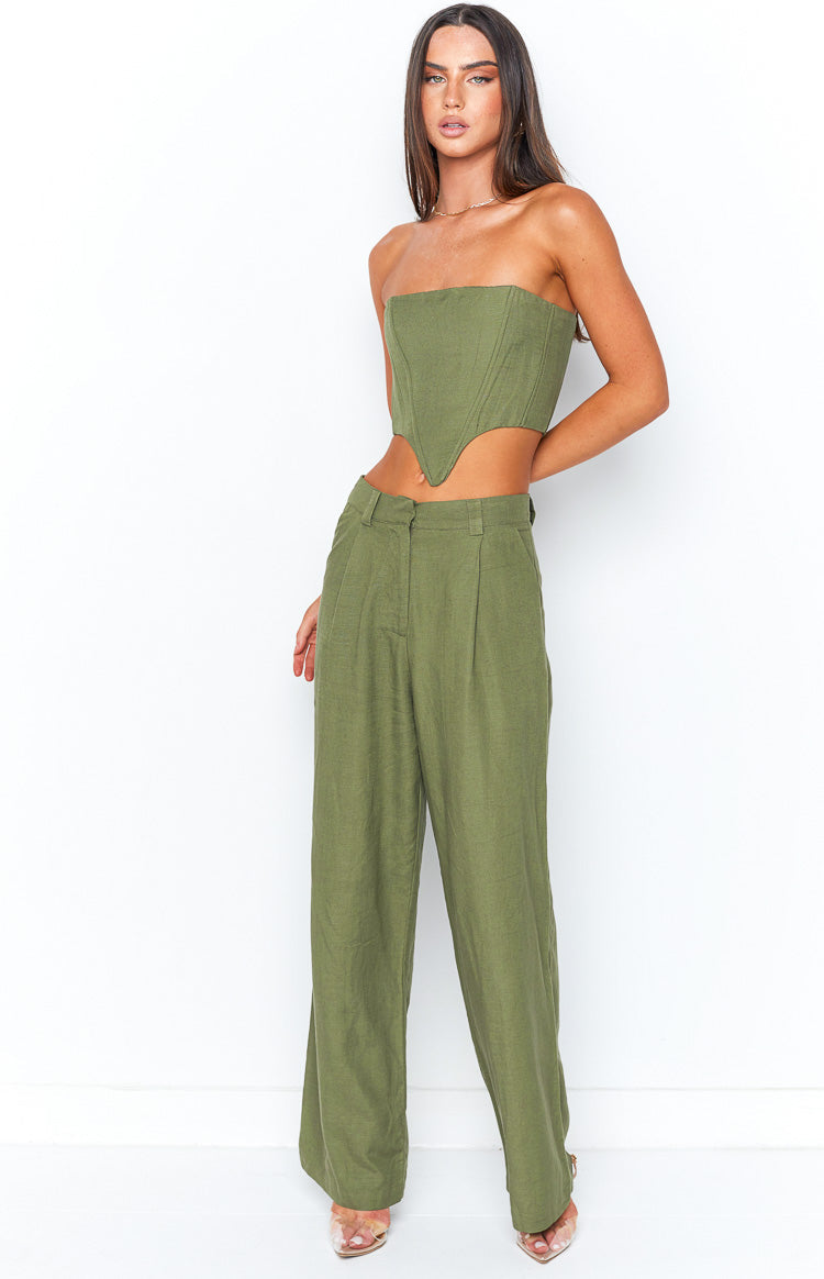 Lioness La Quinta Khaki Pant