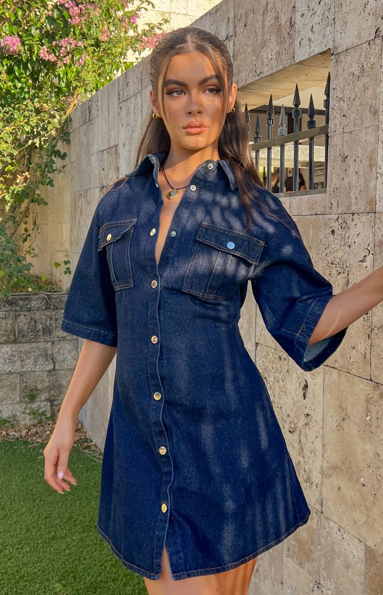Xena Denim Mini Dress