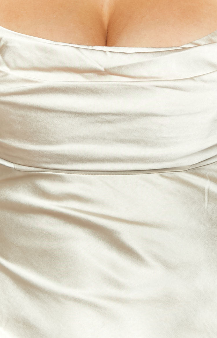 Ida Champagne Midi Dress