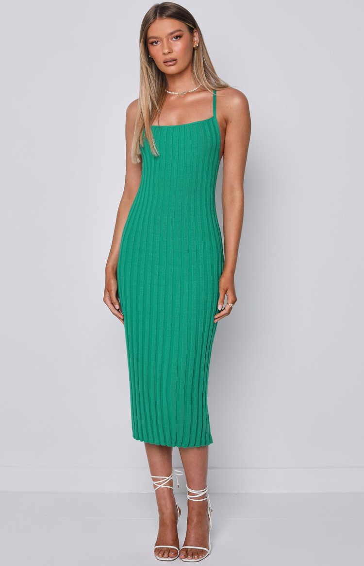 Camilla Green Midi Dress