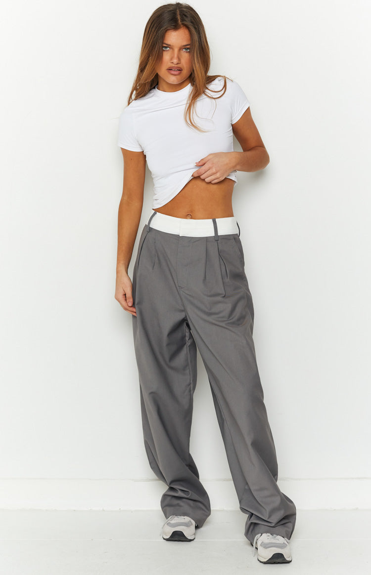 Zion Grey Waist Pant