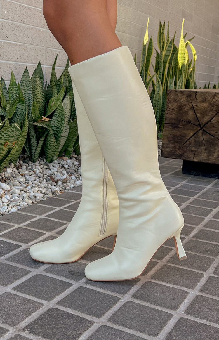 Therapy Candid Vanilla Knee High Boots
