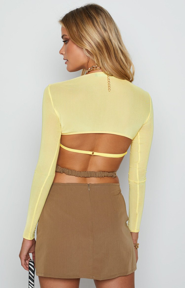 Lioness Gilda Crop Top Yellow