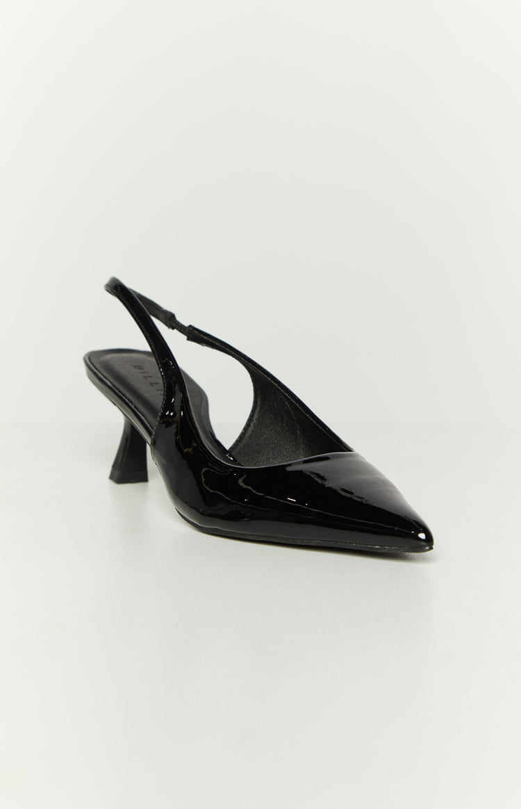 Billini Ayla Black Patent Heels