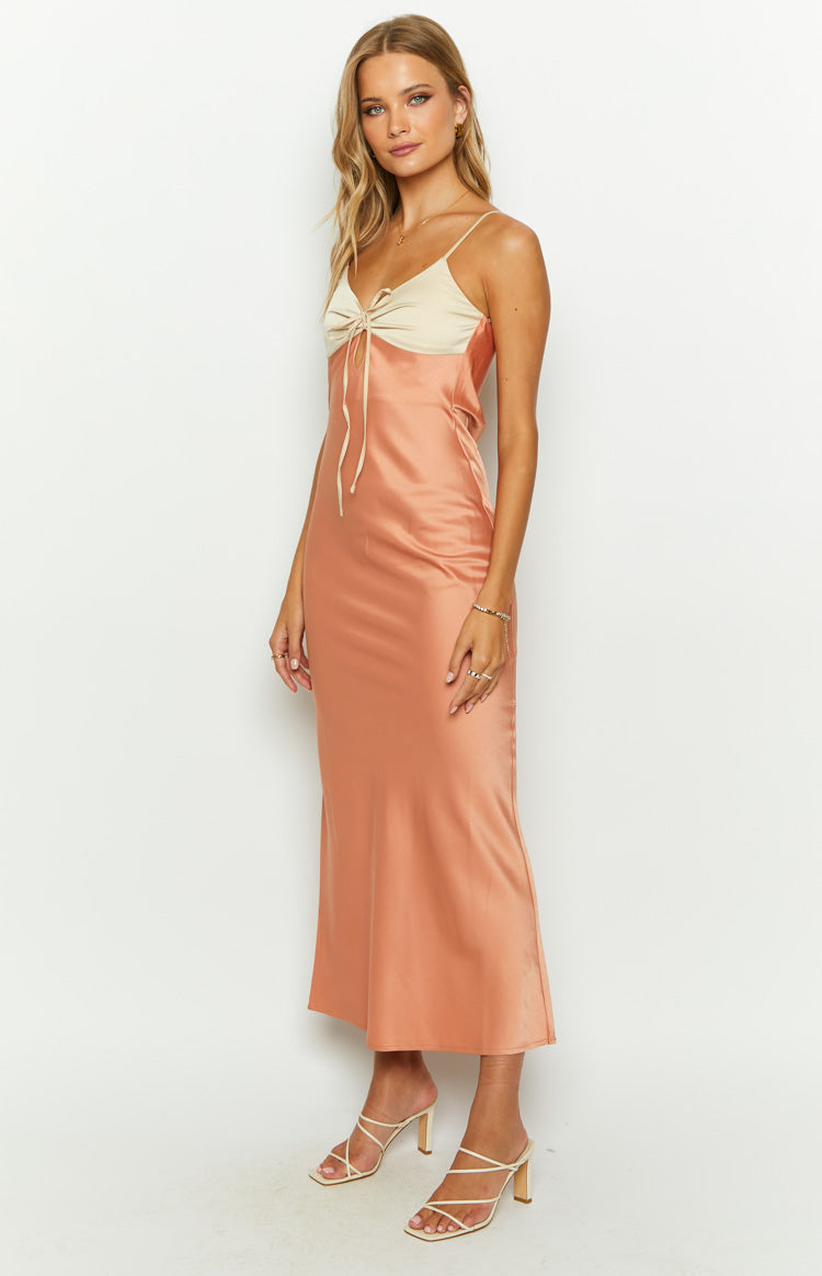 Fern Orange Maxi Dress