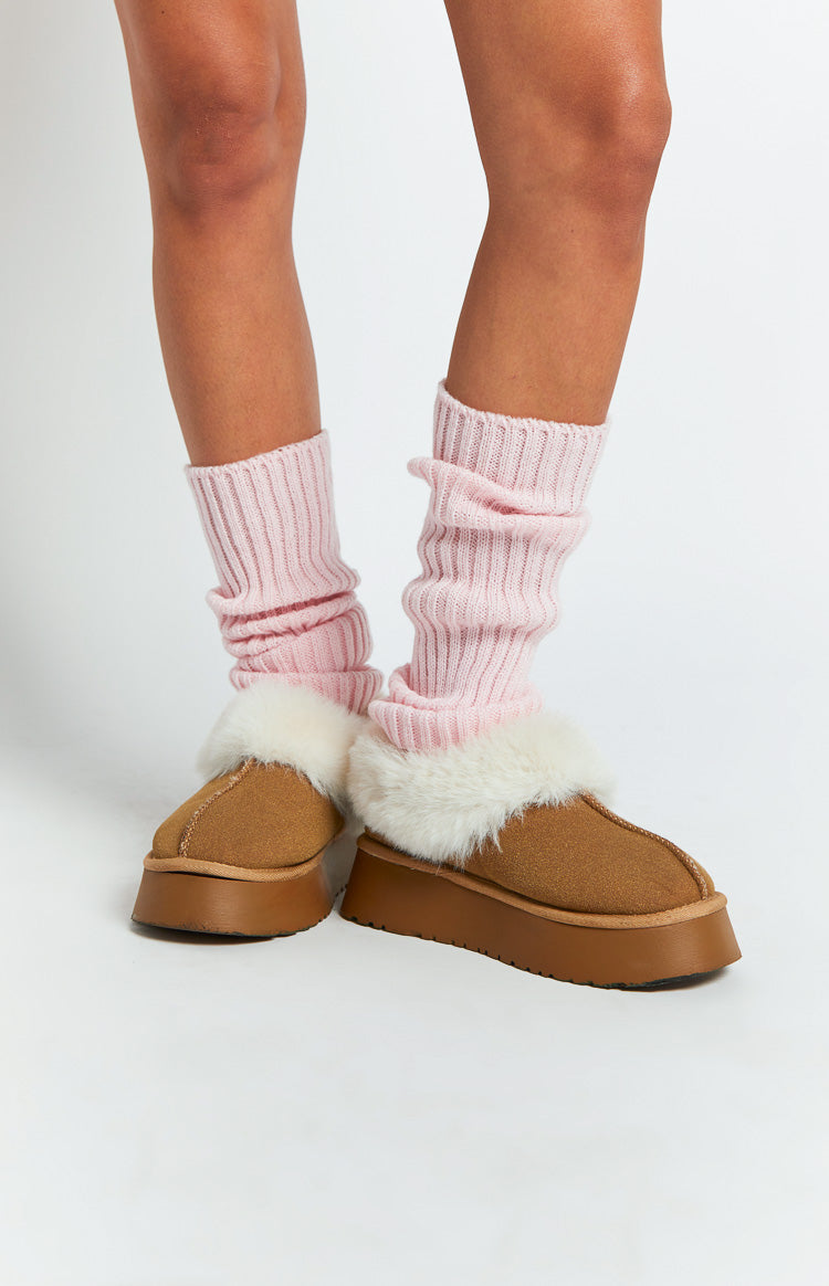 Issy Pink Leg Warmers