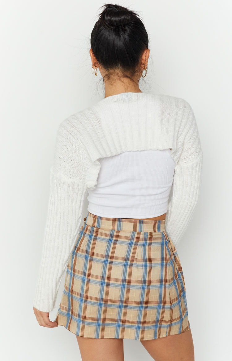 Pyara Plaid Mini Skirt