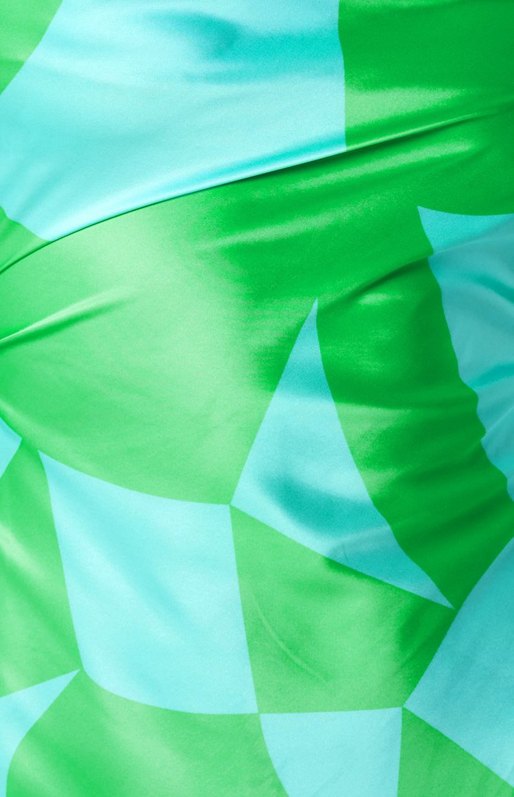 Dark Side Green Mini Dress