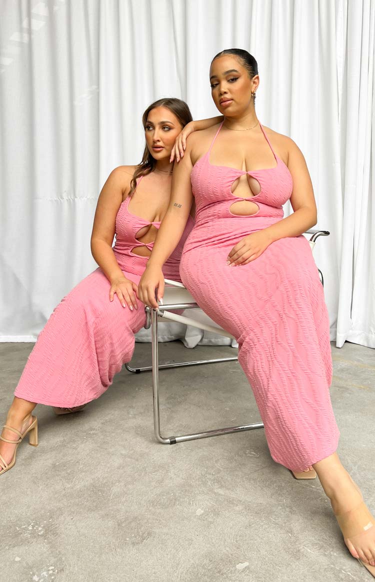 Mandy Pink Maxi Dress