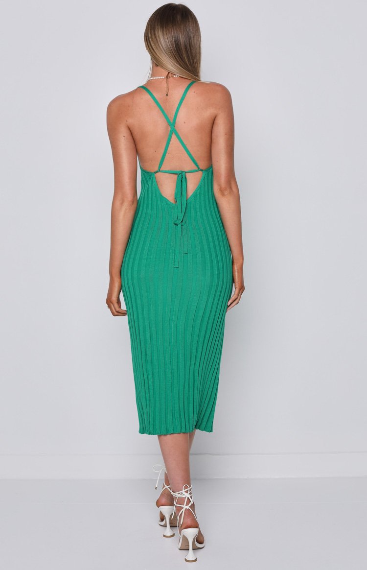 Camilla Green Midi Dress