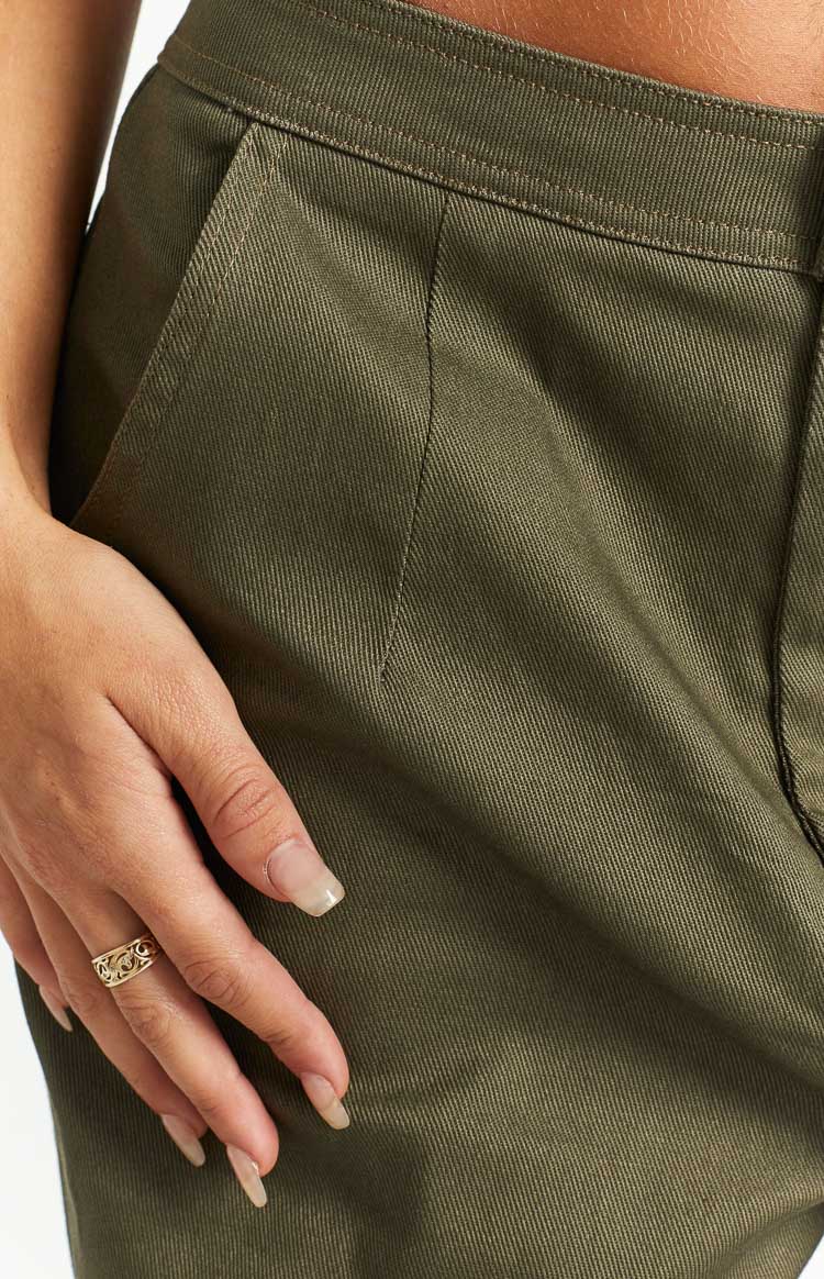 Josie Khaki Cargo Pants