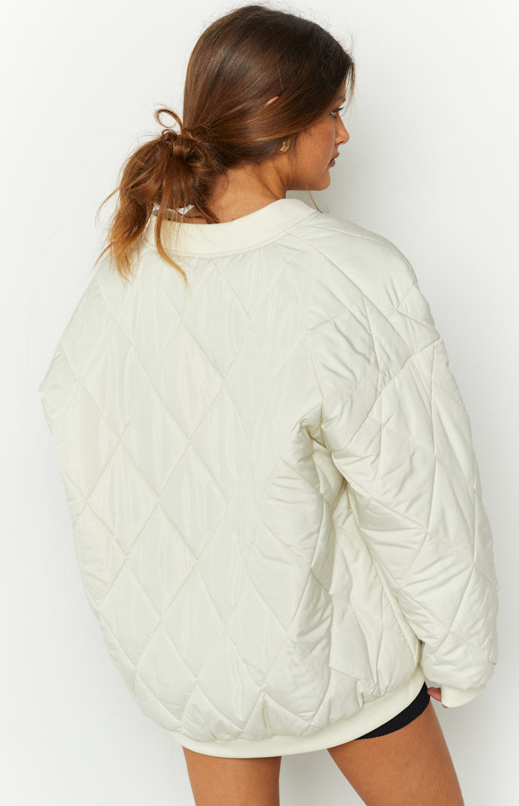 Ramona White Puffer Jacket