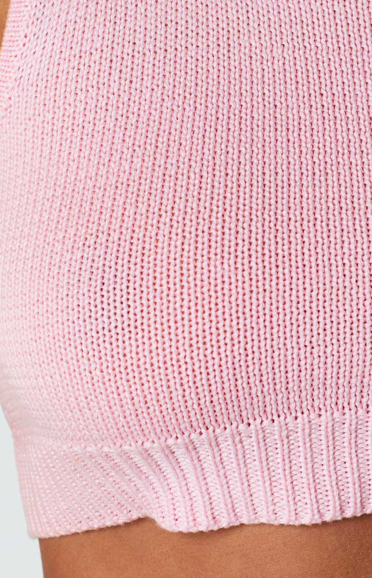 Trixie Pink Back Strap Top