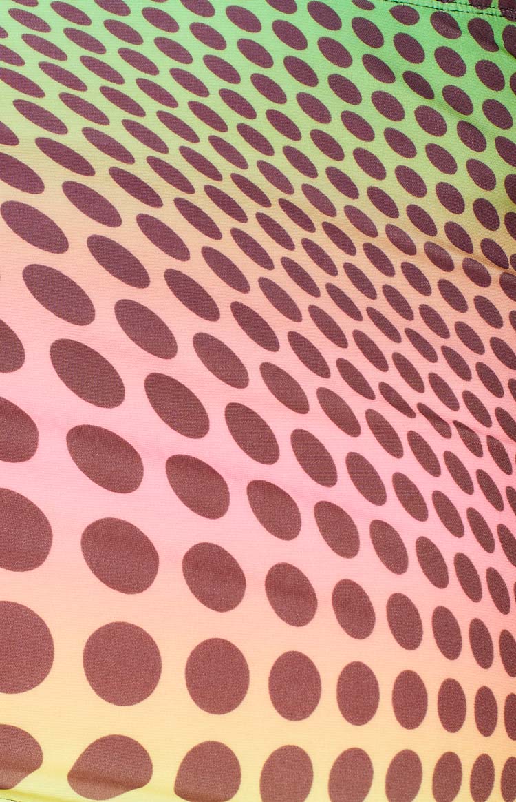 OMIGHTY Illusion Mini Skirt Disko Multi