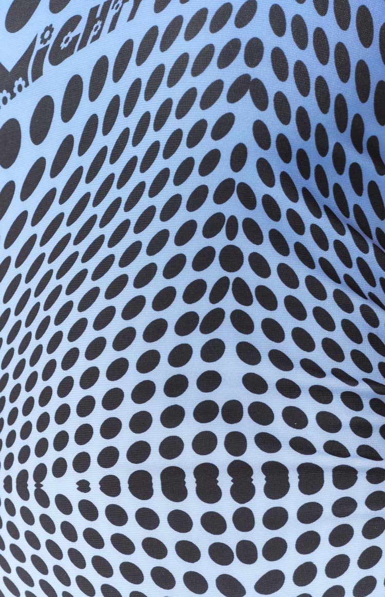 OMIGHTY Illusion Tube Dress Blue
