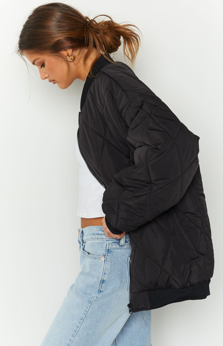 Ramona Black Puffer Jacket