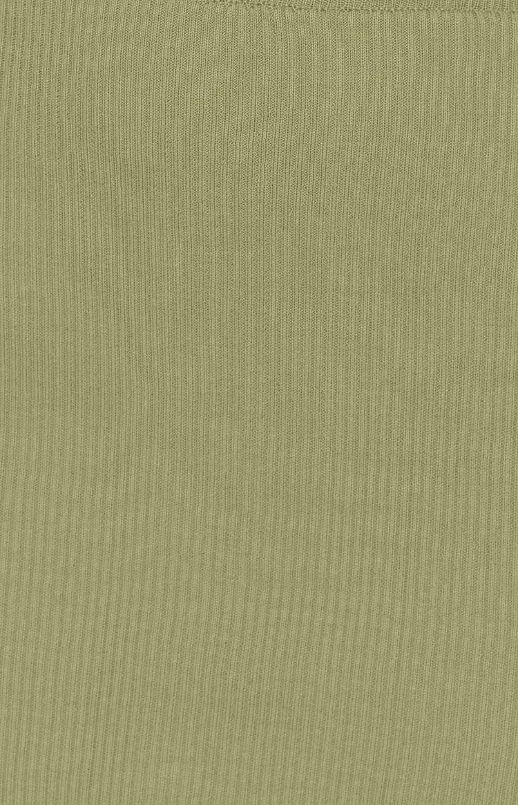 Bria Sage Mini Knit Skirt