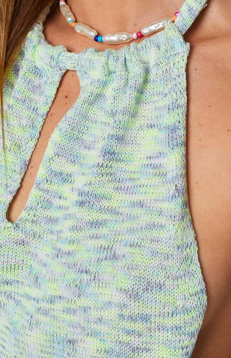 Magnolia Halter Mini Dress Mint