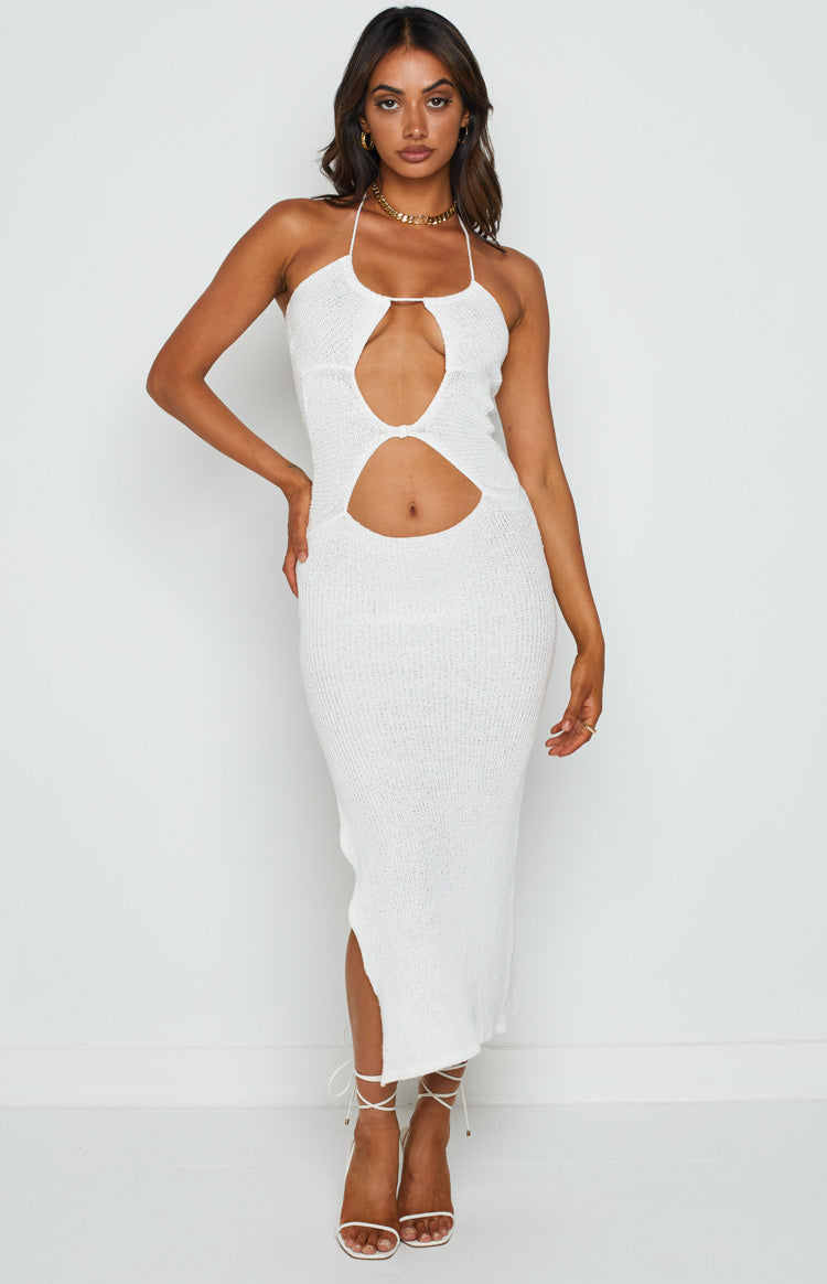 Renata White Cut Out Dress