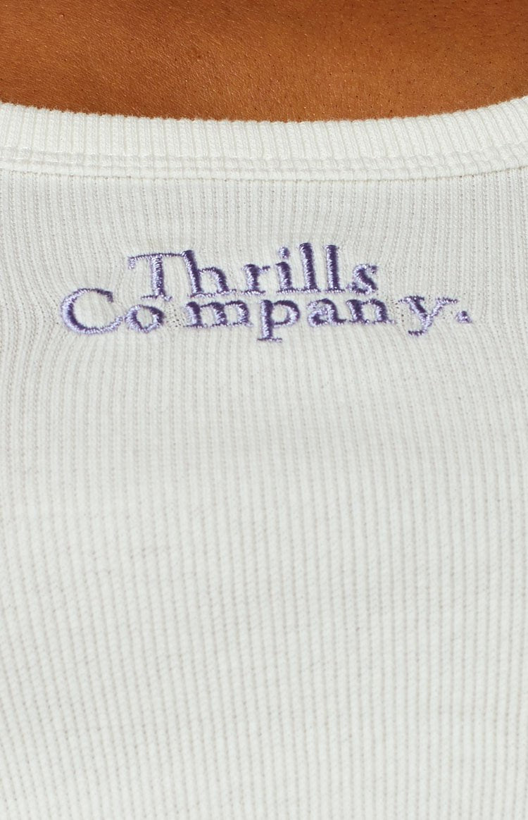 Thrills Contrasting Stack Crop Retro Tank Tofu