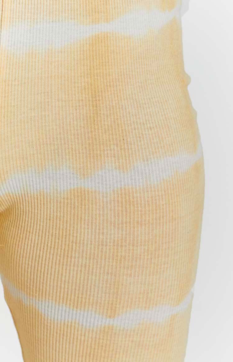 Laroi Tye Dye Flare Pants Yellow