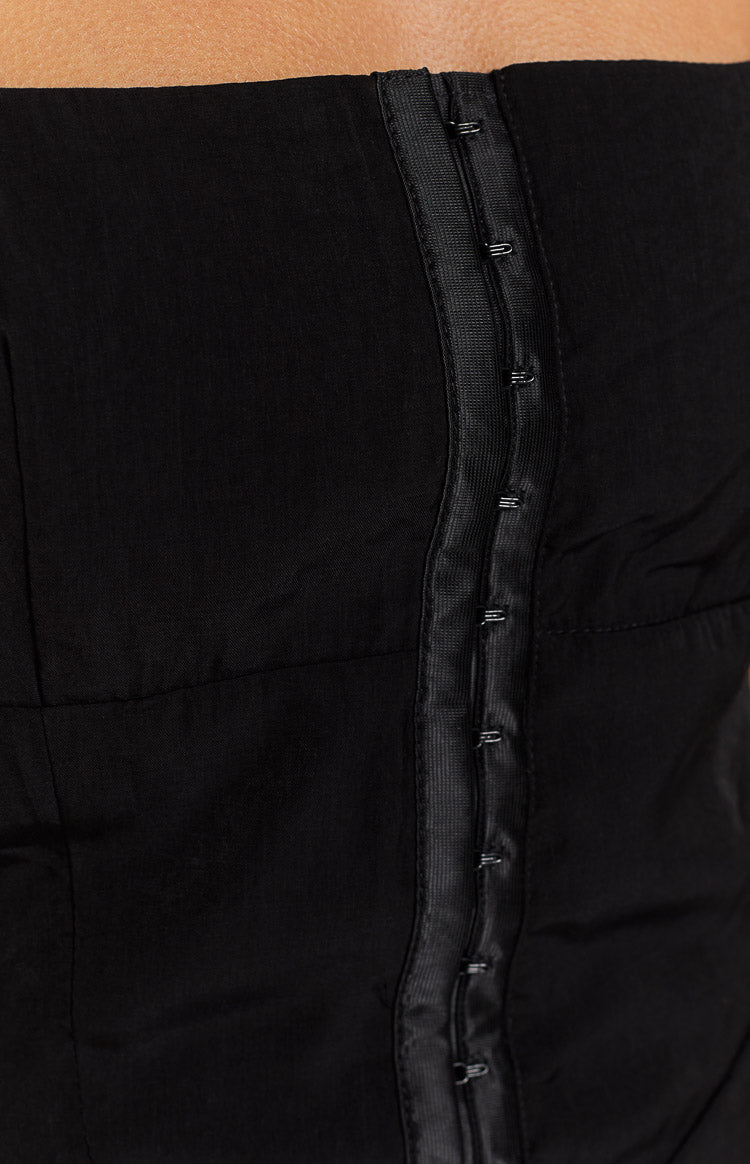 Electra Black Corset Mini Dress