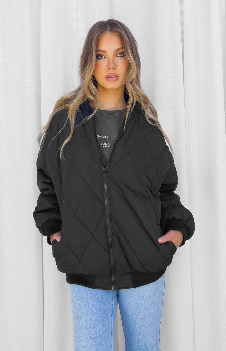 Ramona Black Puffer Jacket