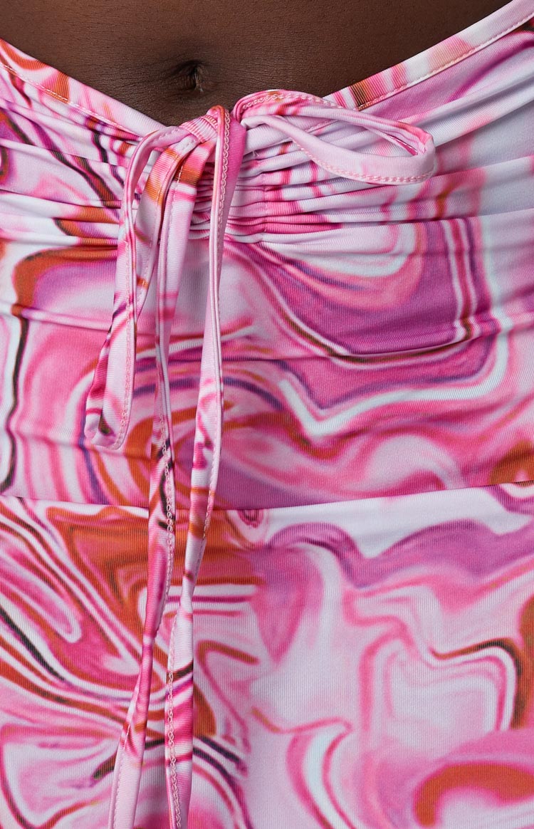 Lavish Pink Midi Dress