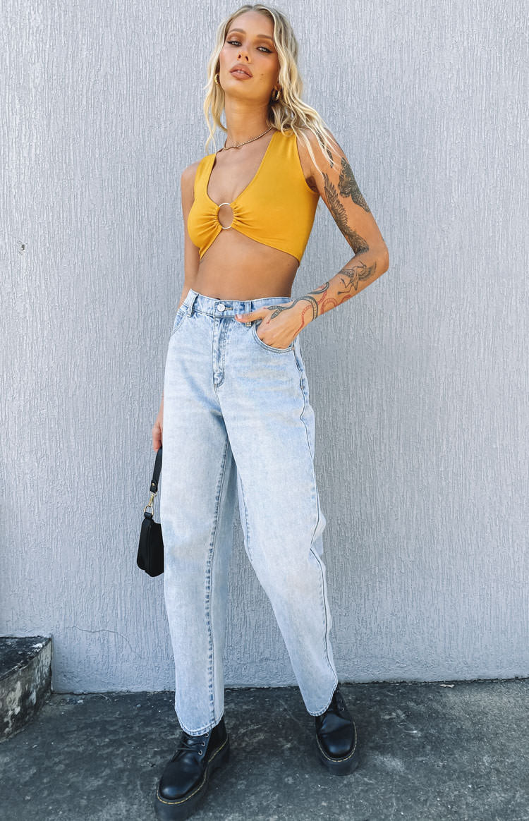 Sloanne Crop Top Mango