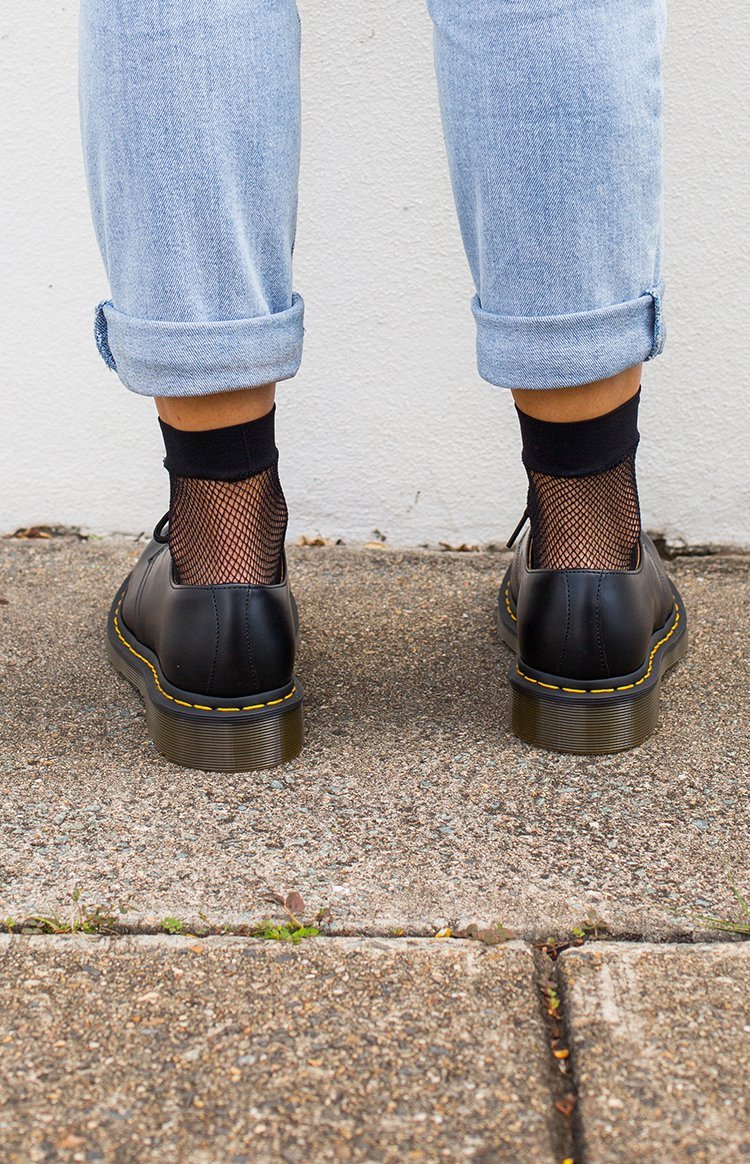 Dr. Martens DMC Black Smooth Leather Shoes