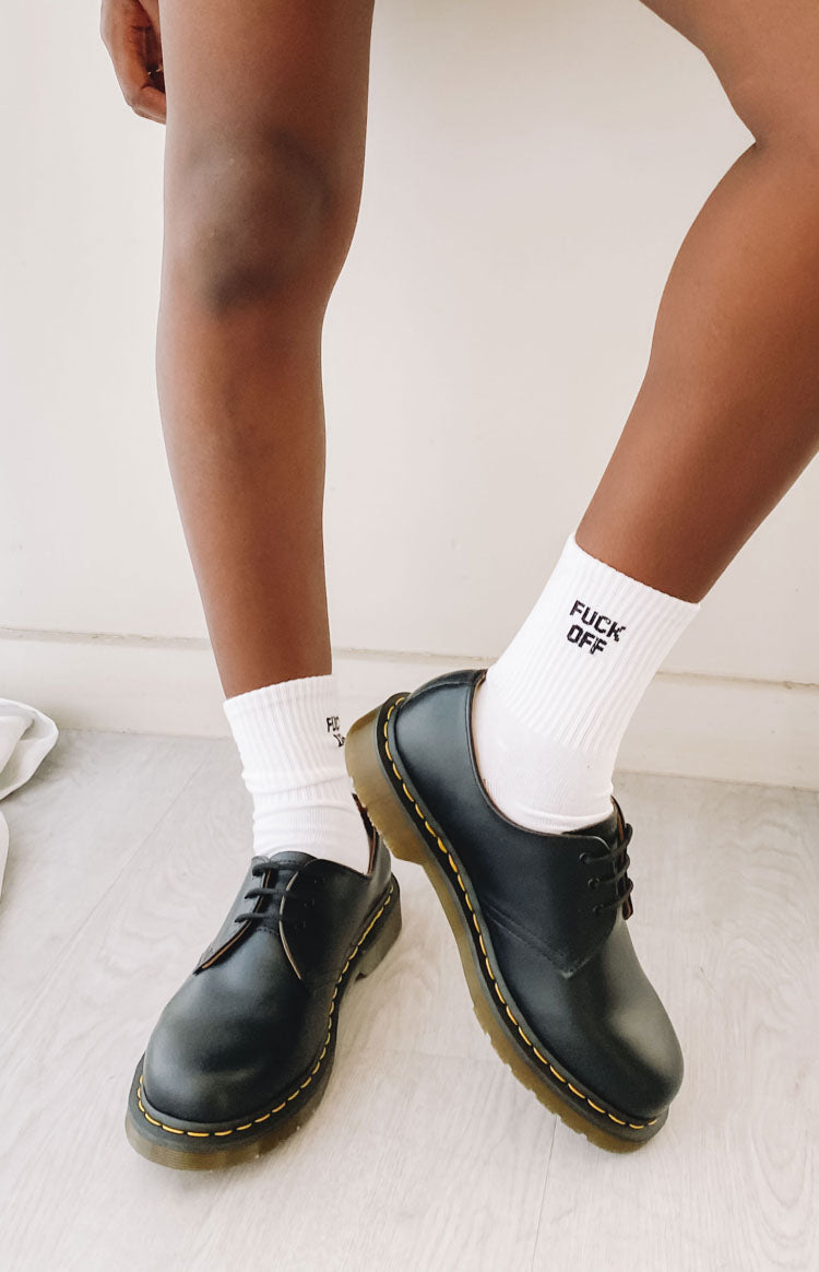 Dr. Martens DMC Black Smooth Leather Shoes