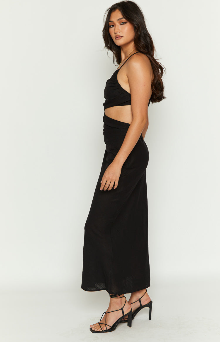 Lene Black Maxi Dress