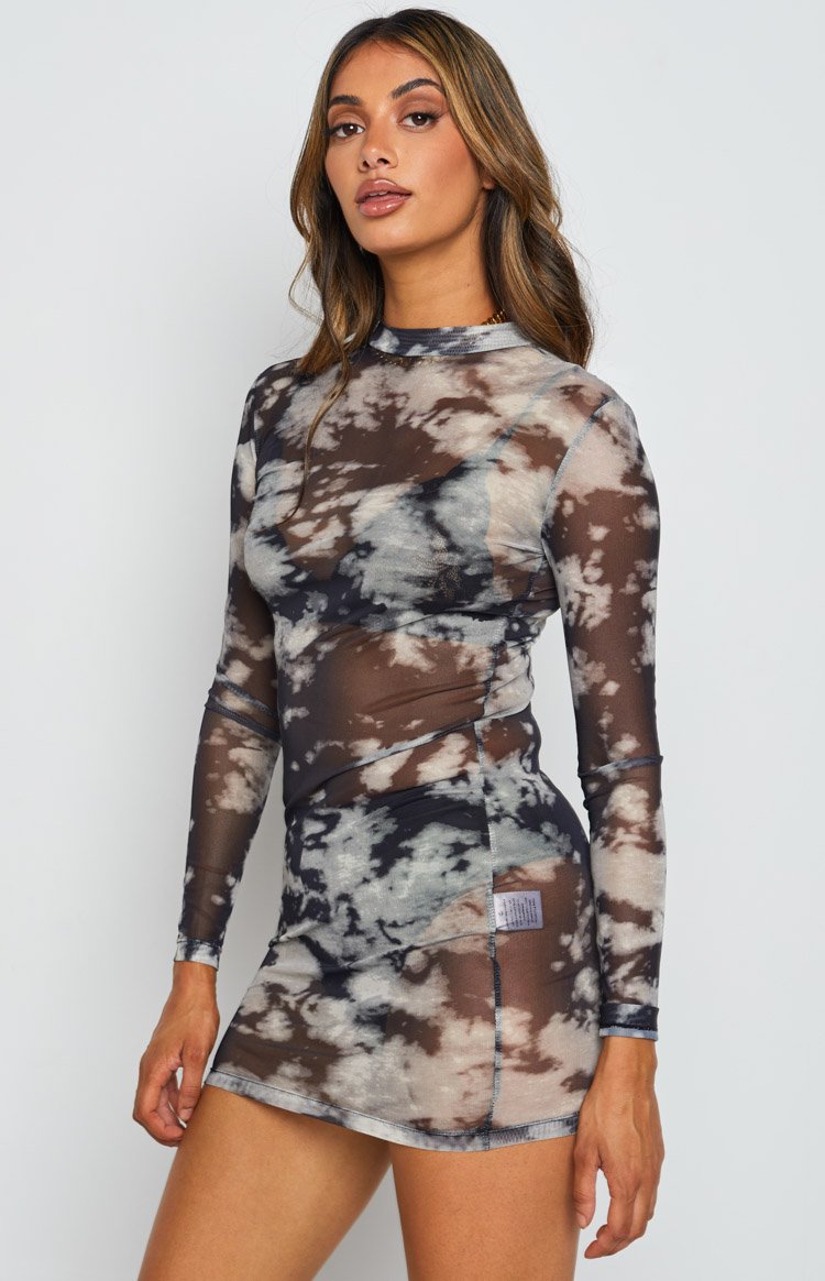 Tomorrowland Mesh Dress Black