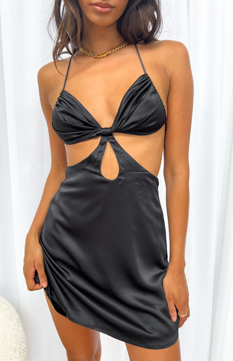 Fierra Black Mini Dress