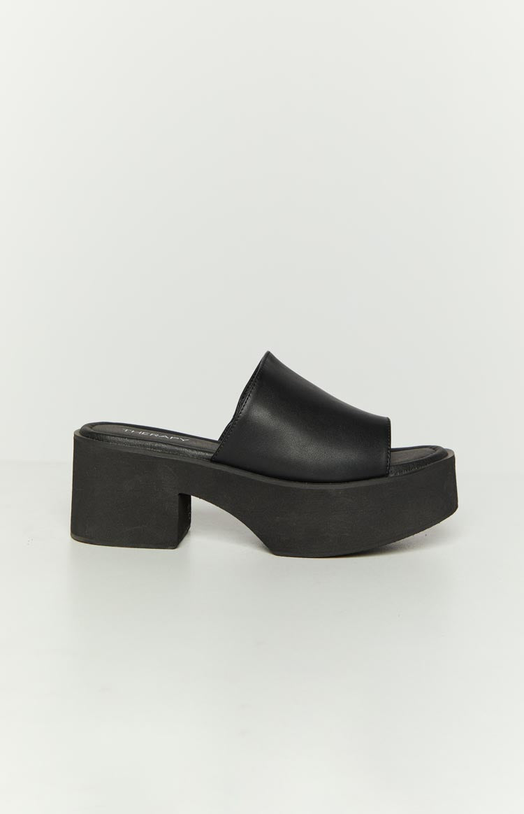 Therapy Tyra Black Platform Heels